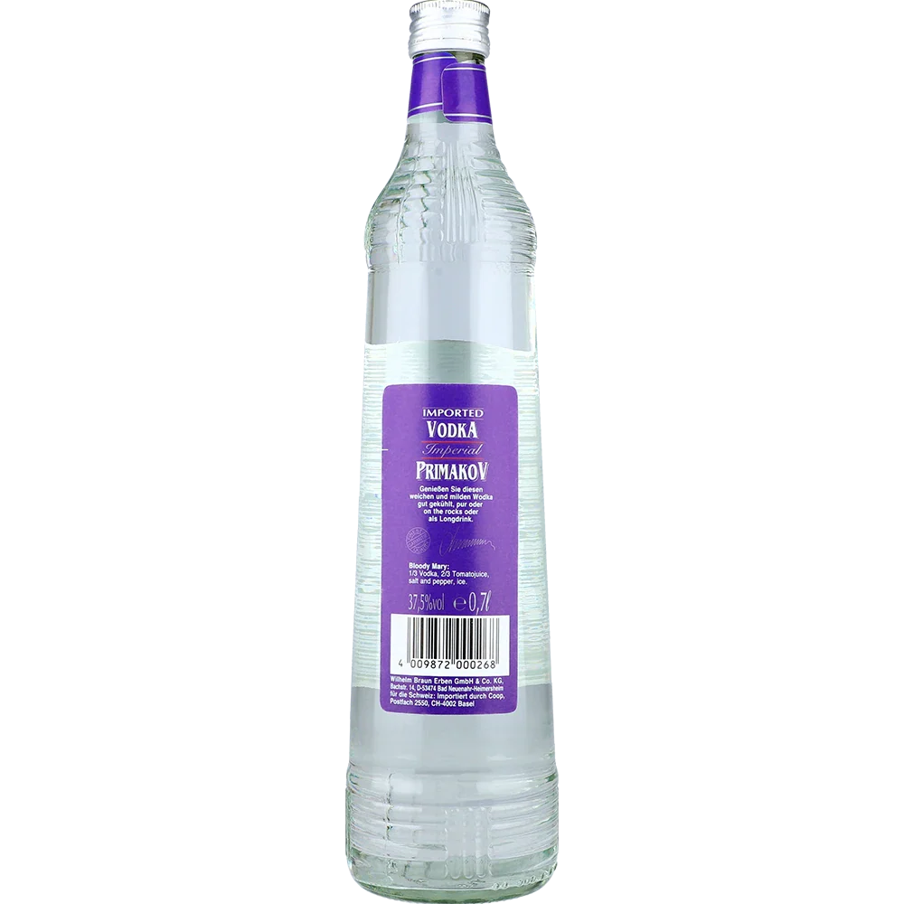 Primakov Imperial Vodka
