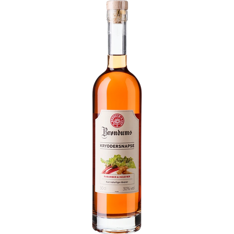 Brøndums Kryddersnaps Rabarber & Ingefær