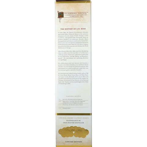 A.H. Riise 1888 Gold Medal Rum