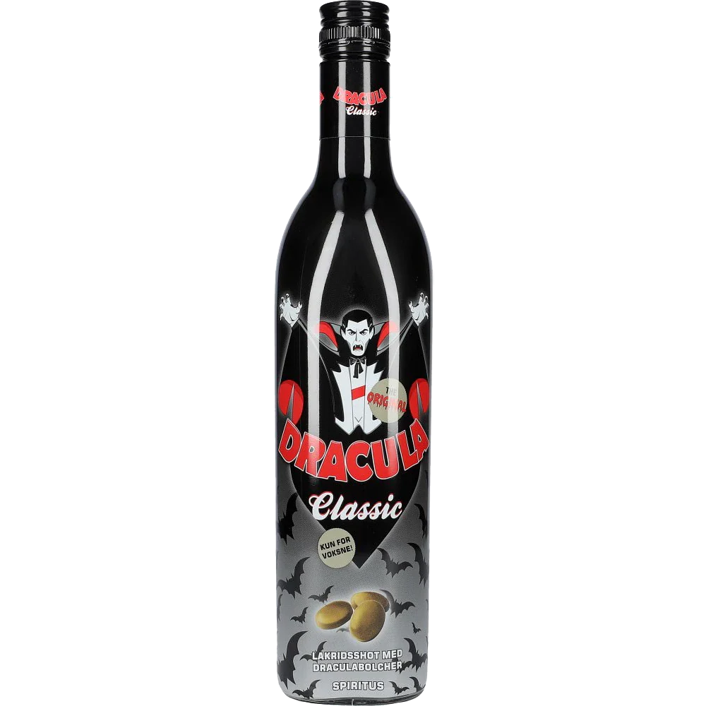 Dracula Classic Lakridsshot med Draculabolcher