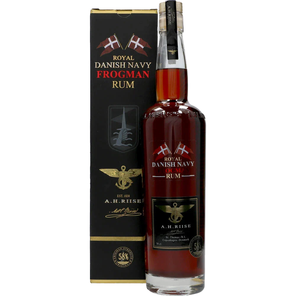 A.H. Riise Royal Danish Navy Rum Frogman