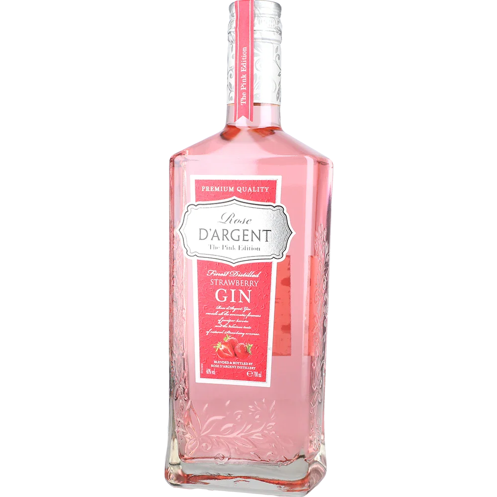 Rose D'Argent Pink Strawberry Gin