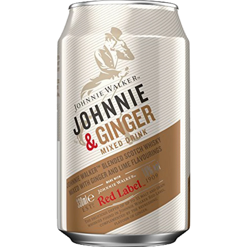 Johnnie Walker Premix Johnnie Walker & Ginger Ale