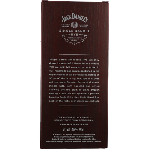 Jack Daniel's Single Barrel Rye