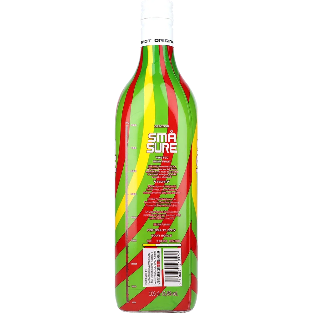 Små Sure Twisted Sour Fruit