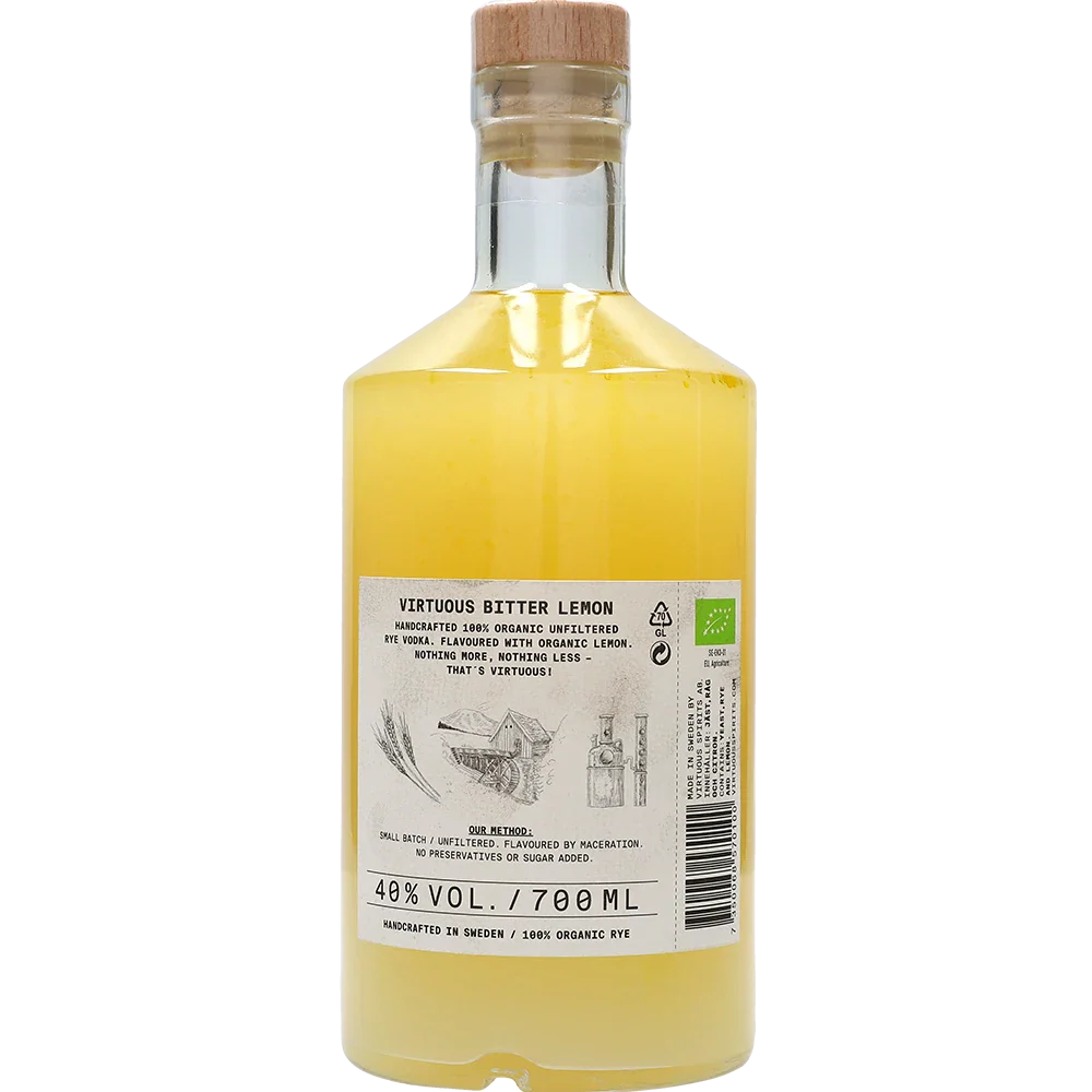 Virtuous by Nature Bitter Lemon Vodka