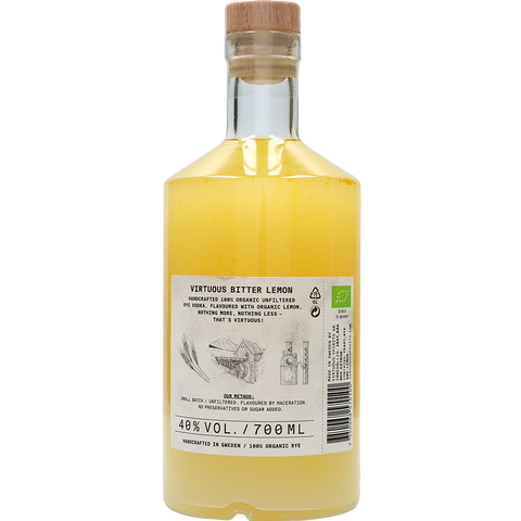 Virtuous by Nature Bitter Lemon Vodka