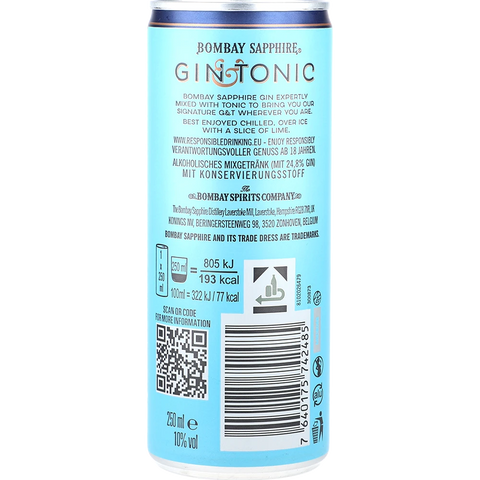 Bombay Sapphire Gin & Tonic