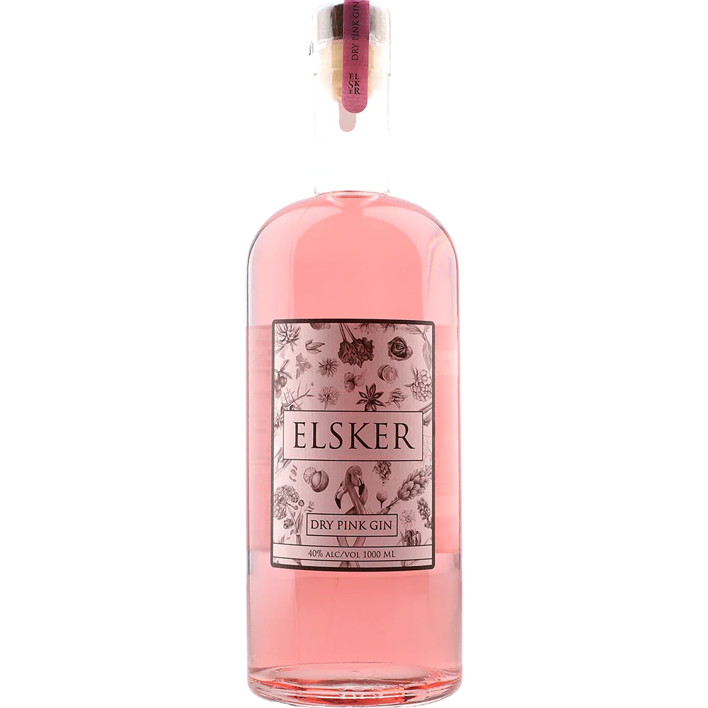 Älskar torr rosa gin