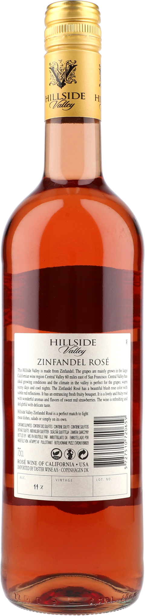Hillside Valley Rose Zinfandel