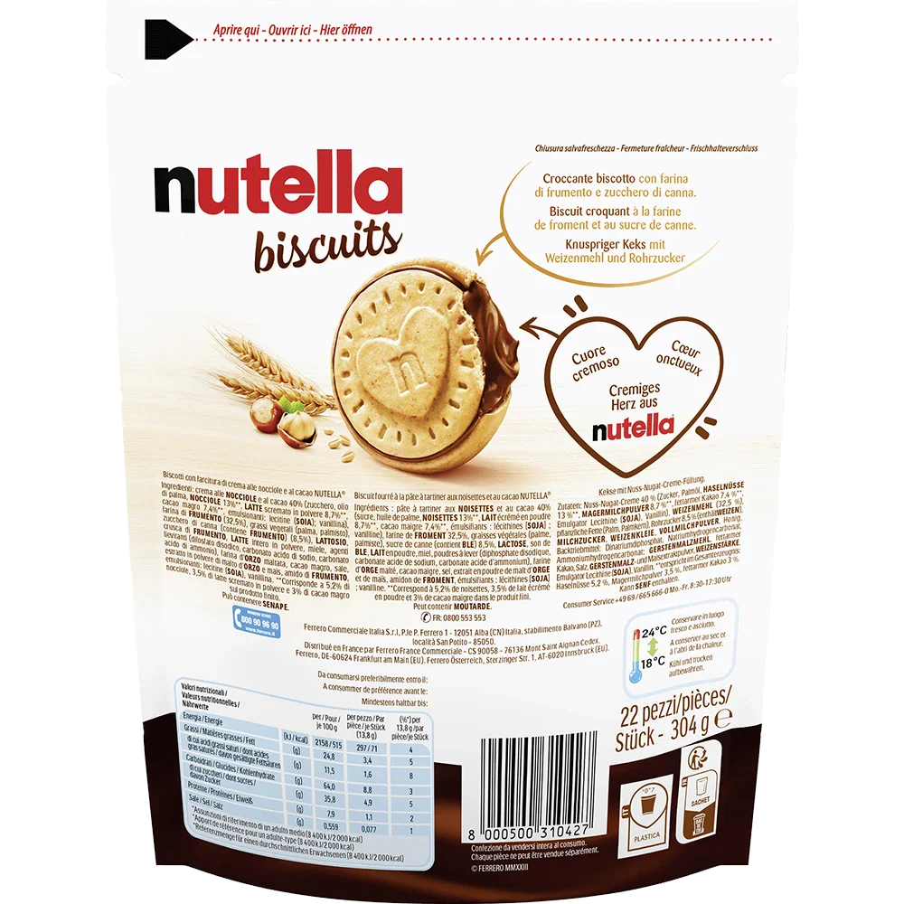 Ferrero Nutella Biscuits