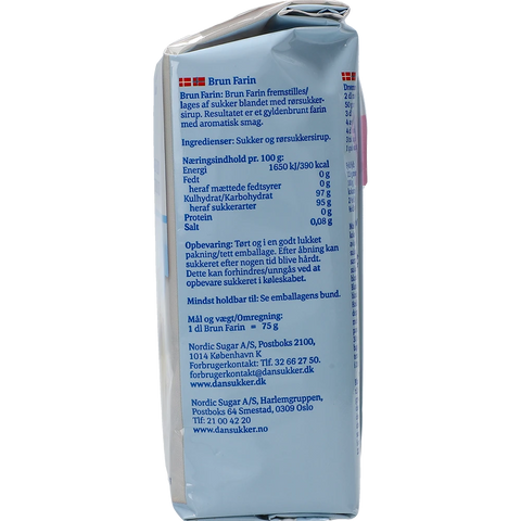 Dansukker brauner Zucker