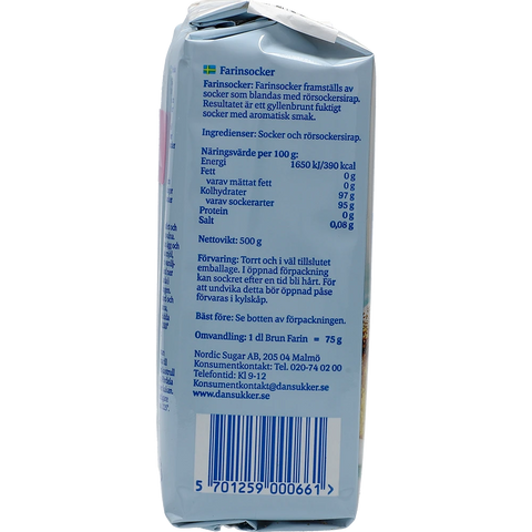 Dansukker brauner Zucker