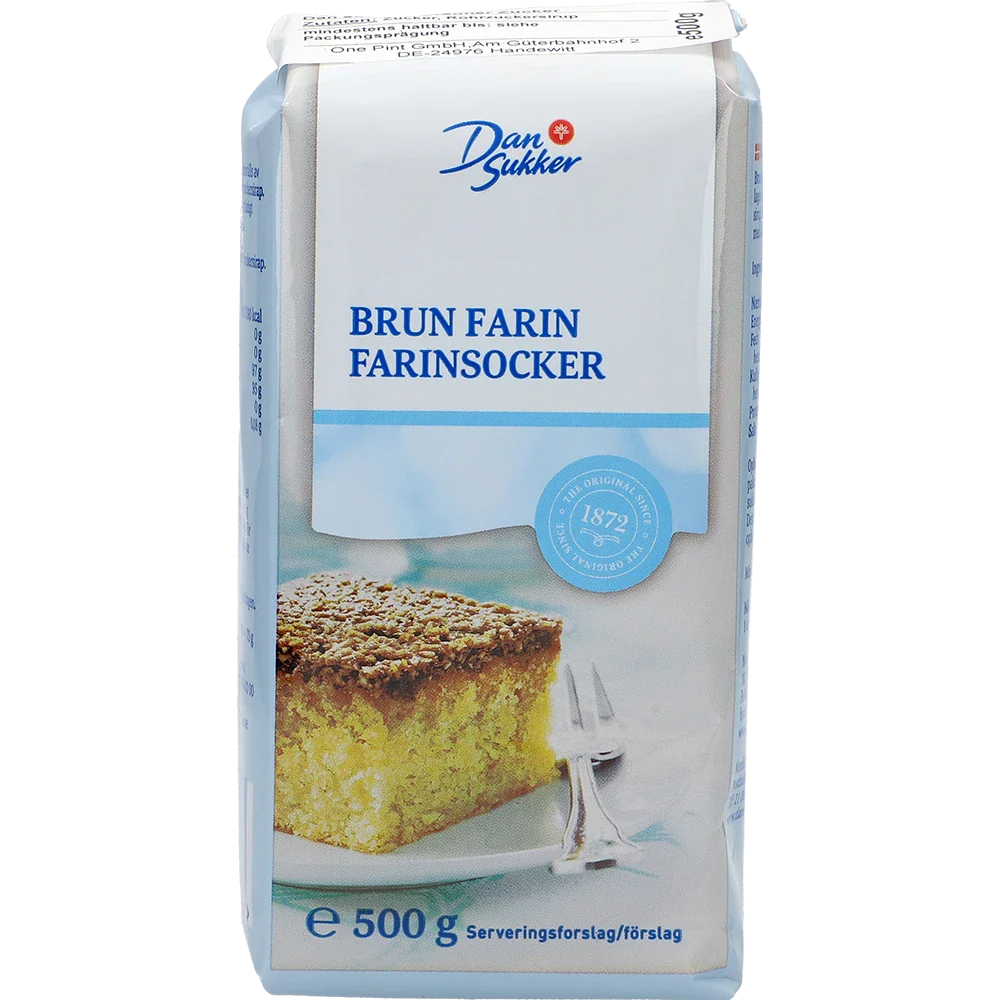 Dansukker brun farin