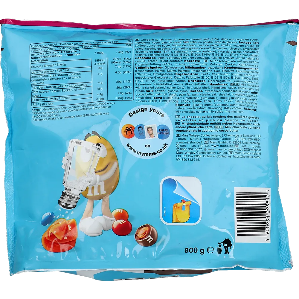 M+M's Salted Caramel