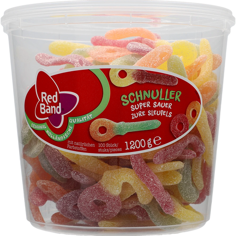 Red Band Schnuller super sauer