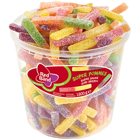 Red Band Super Pommes Sauer Slik & Dagligvarer