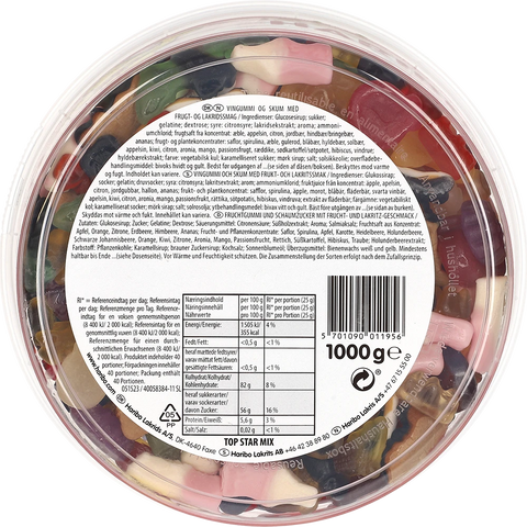 Haribo DK Top Star Mix