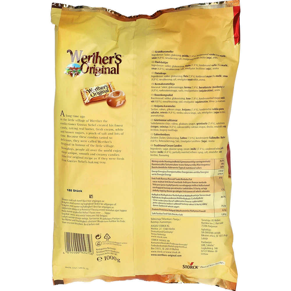 Storck Werther's Original Klassiske Flødekarameller