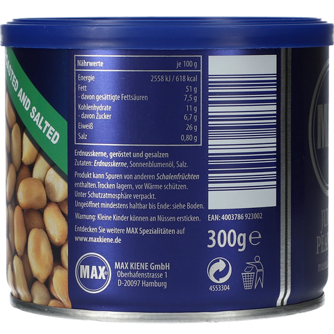 Max Kiene Jumbo Erdnüsse geröstet & gesalzen