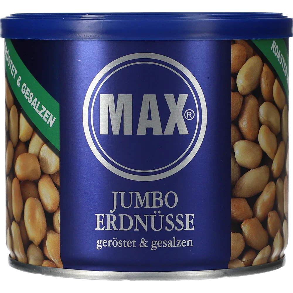 Max Kiene Jumbo Peanuts ristede og saltede