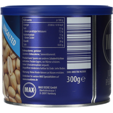 Max Kiene Jumbo Erdnüsse ungesalzen