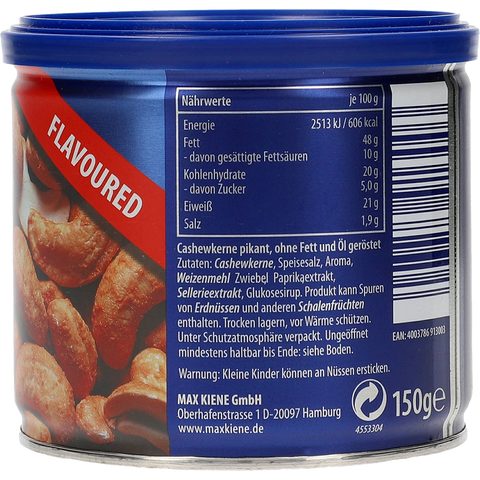 Max Kiene Cashews gewürzt