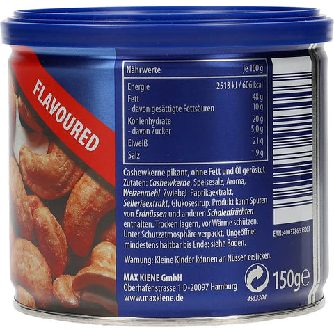 Max Kiene Cashews Gewürzt Slik & Dagligvarer