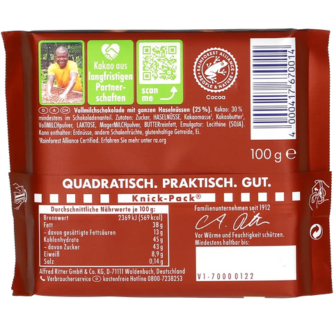 Ritter Sport NK Voll-Nuss