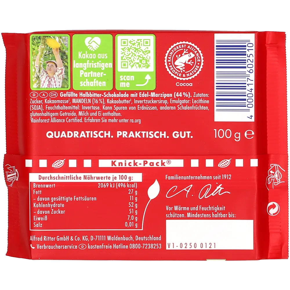 Ritter Sport BV Marzipan