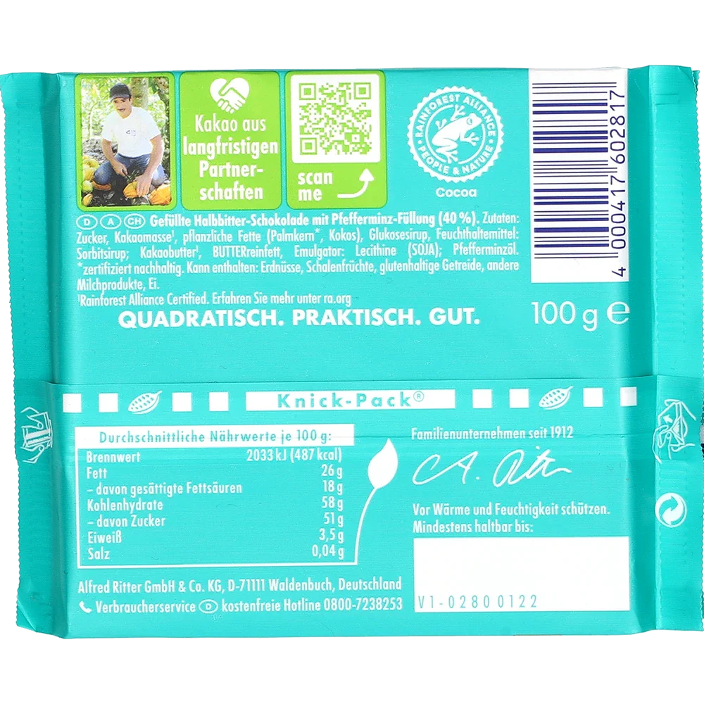 Ritter Sport BV Pfefferminz