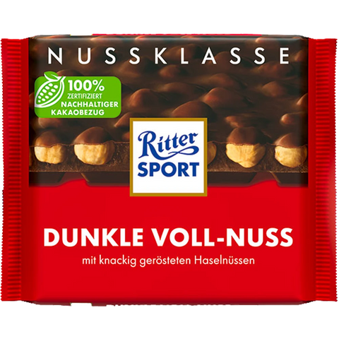Ritter Sport NK Dunkle Voll-Nuss