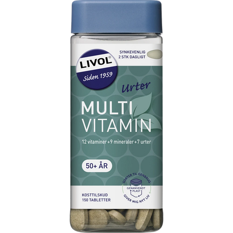 Livol Multivitamin 50+ m. urter