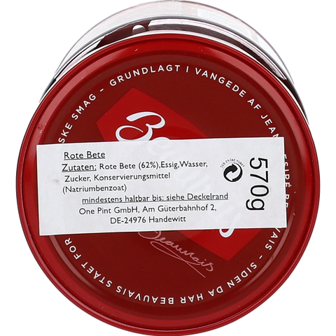 Beauvais Rote Beete