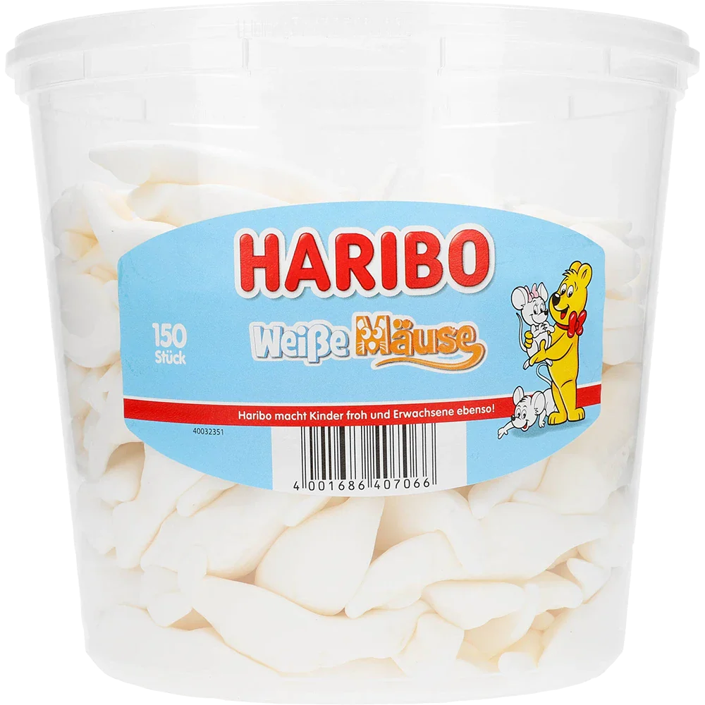 Haribo DE Hvide Mus