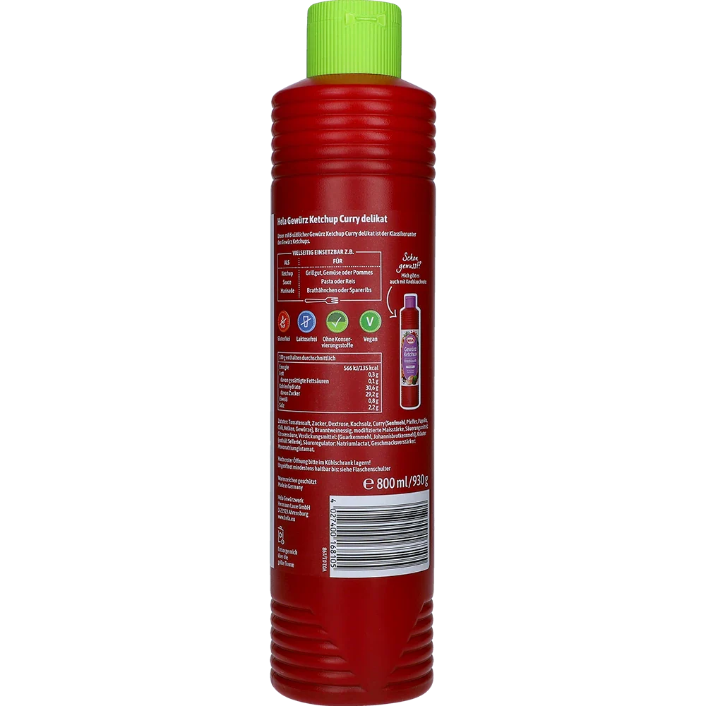 Hela Curry Gewürzketchup delikat