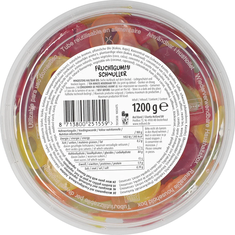 Red Band Frugtgummi Sutteflasker