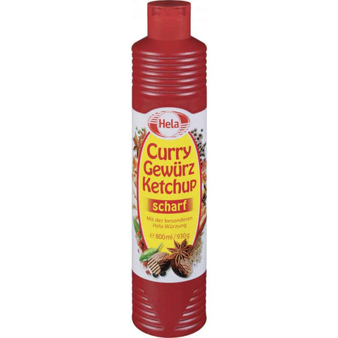 Hela Curry Gewürzketchup Leicht Scharf Slik & Dagligvarer