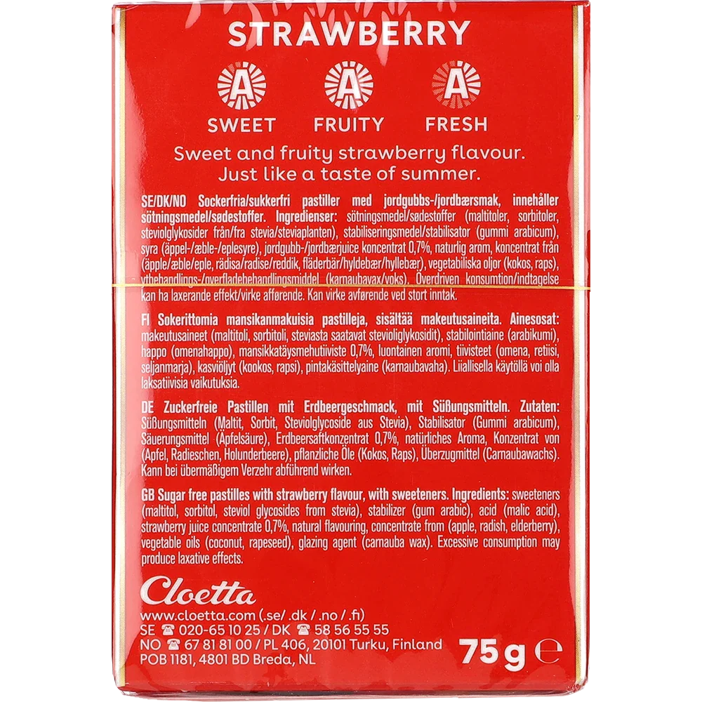 Cloetta Läkerol Big Pack Strawberry