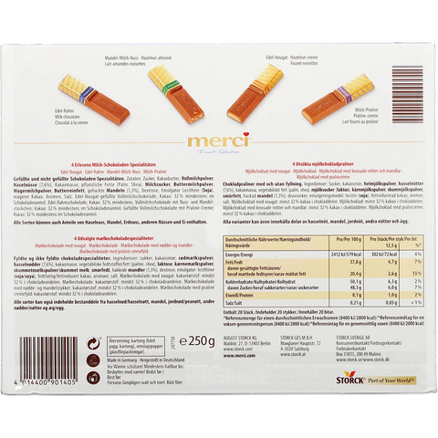 Storck merci Finest Selection Helle Vielfalt