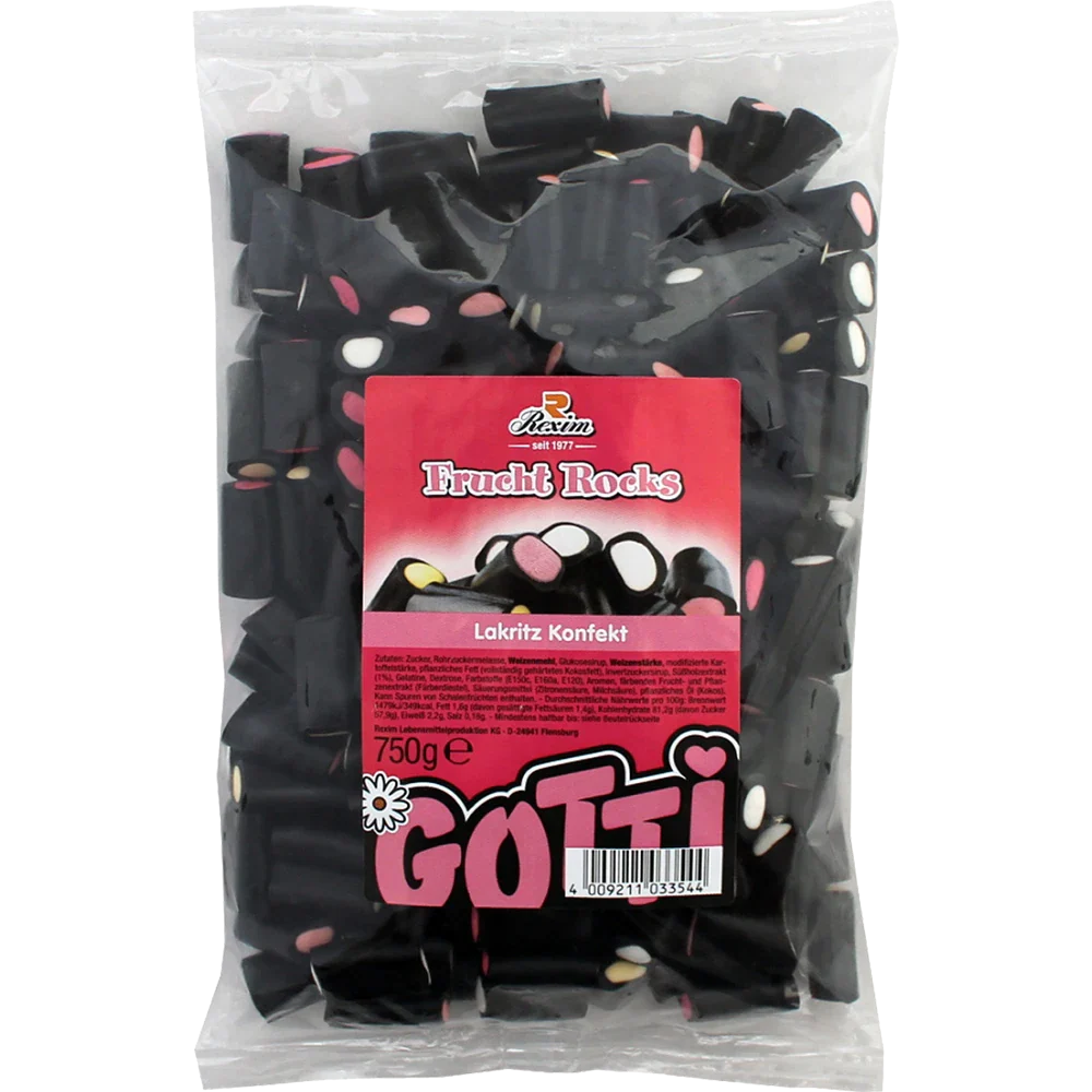 Rexim Gotti Lakrits Frukt Rocks