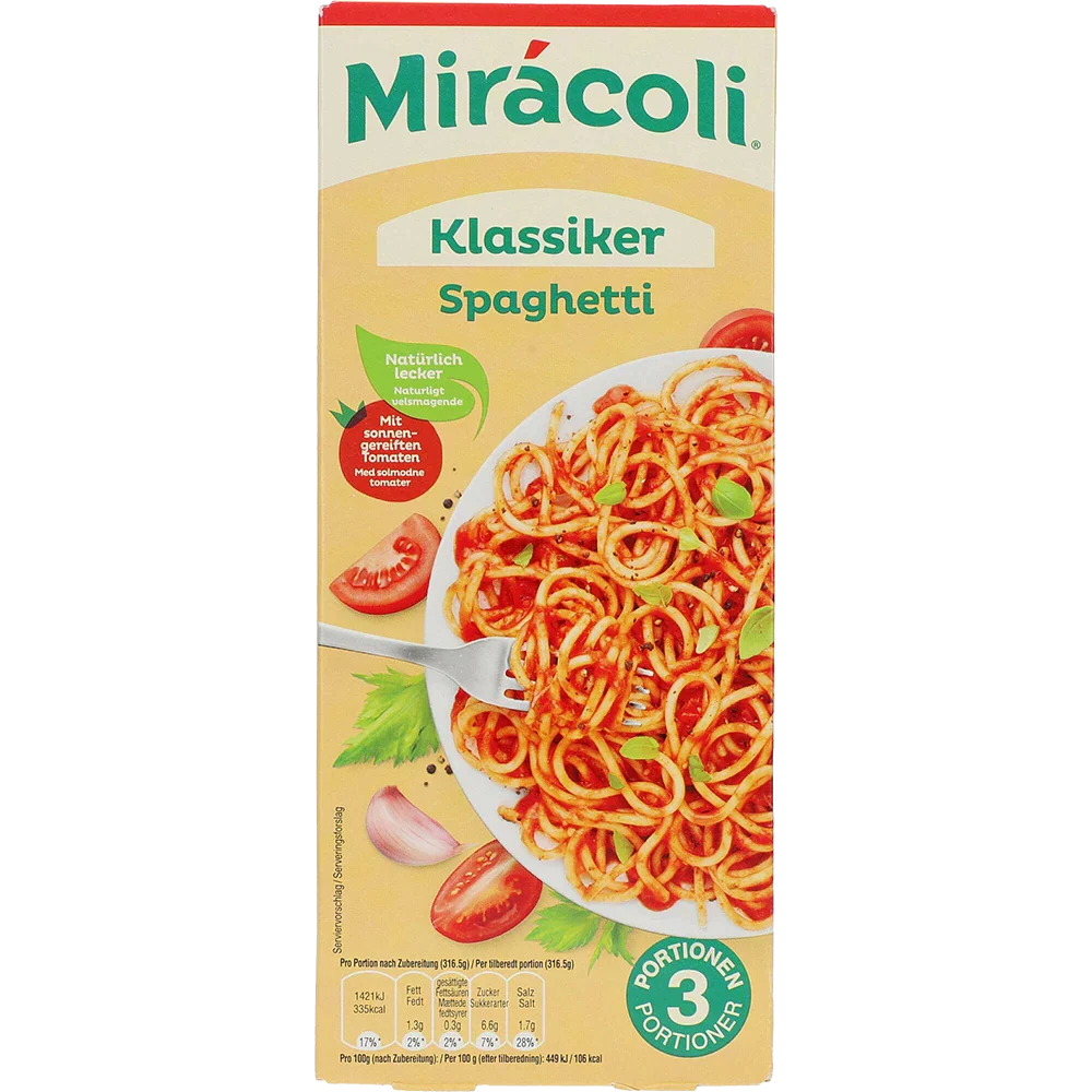 Kraft Miracoli Spaghetti m. Tomatensauce