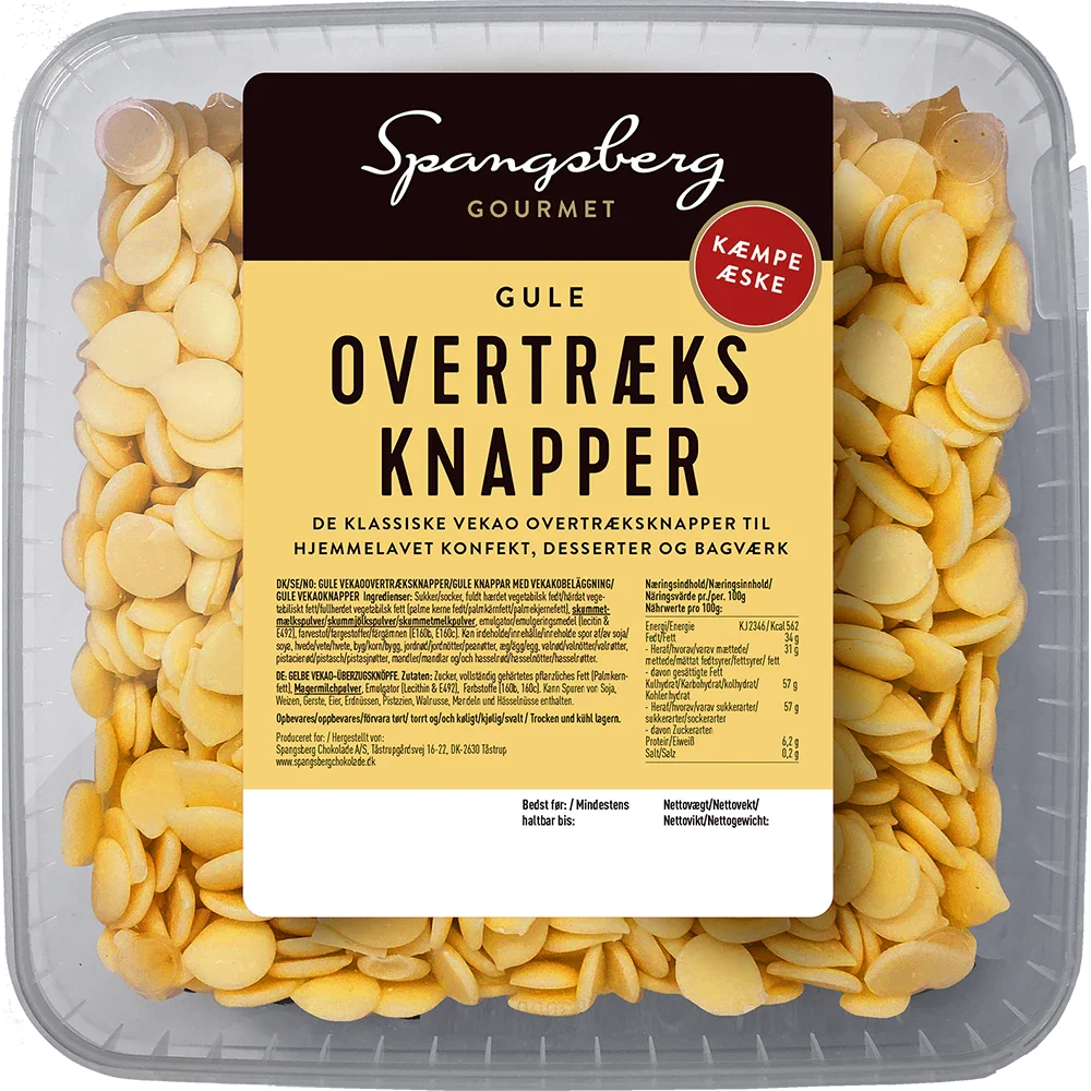 Spangsberg Gula överdragsknappar