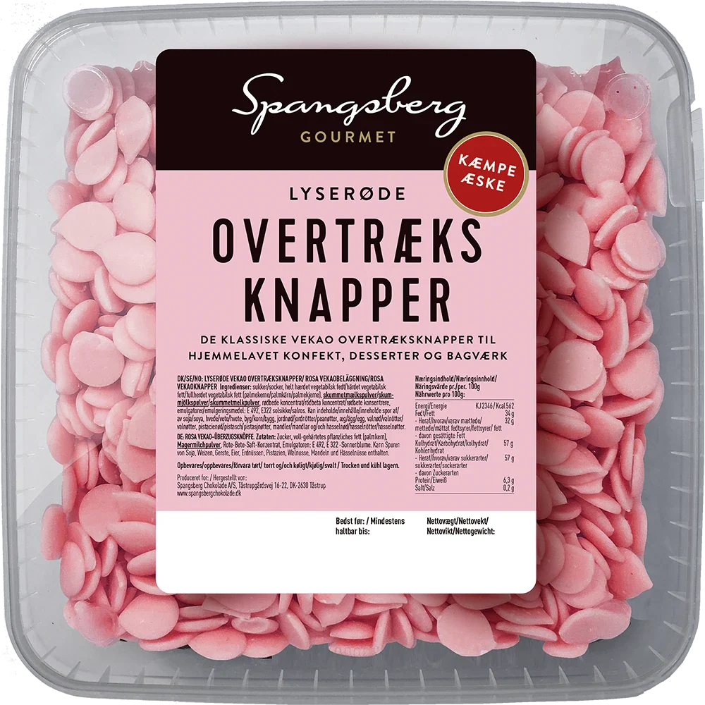 Spangsberg Pink Chocolate Buttons