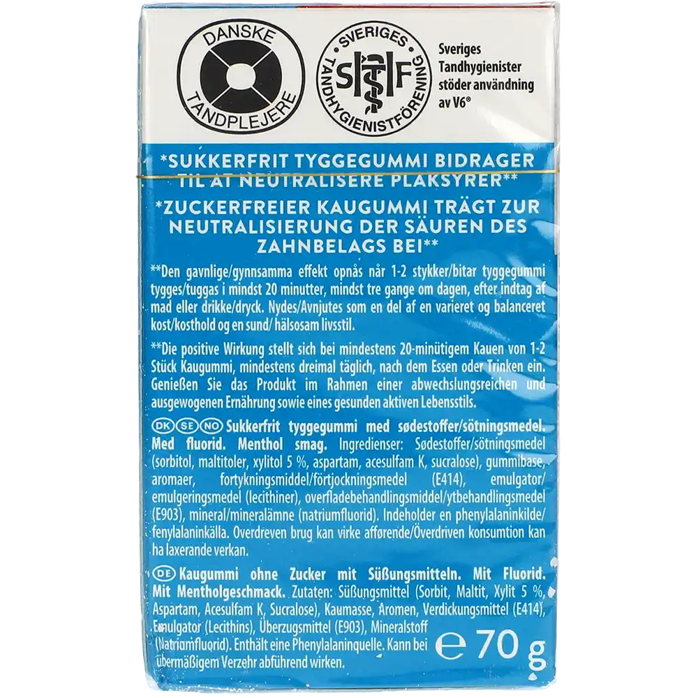 V6 Dental Strong Teeth Sweet Menthol