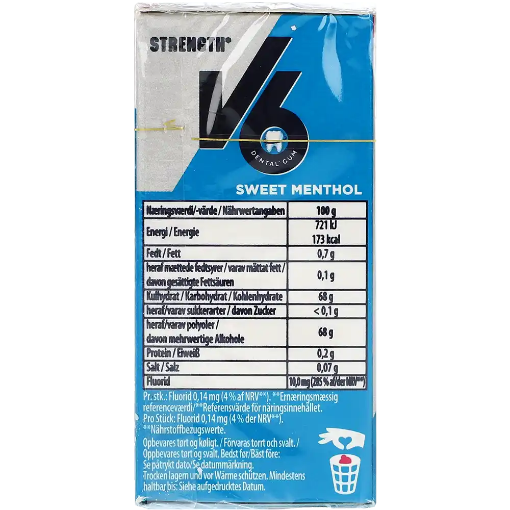 V6 Dental Strong Teeth Sweet Menthol