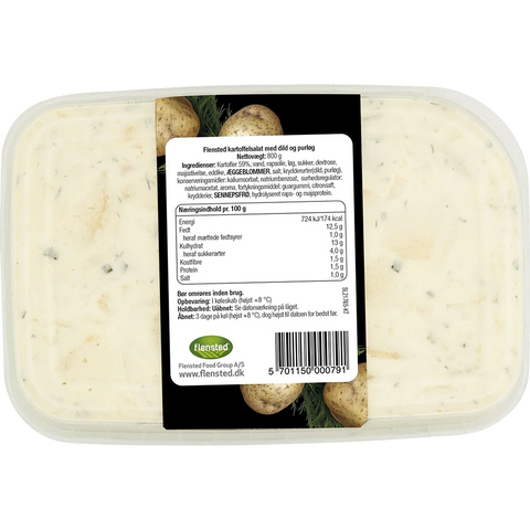 Flensted Kartoffelsalat dild og purløg