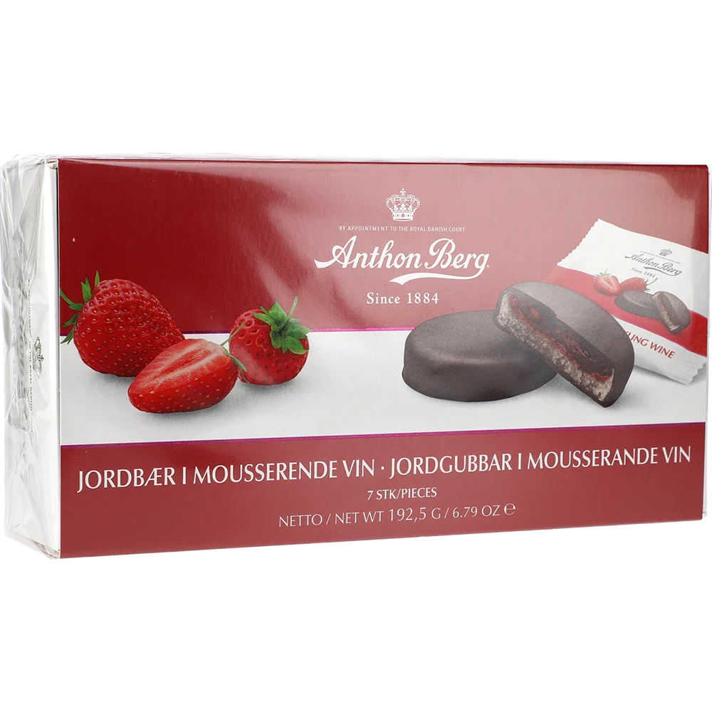 Anthon Berg Tarts Jordbær i Champagne