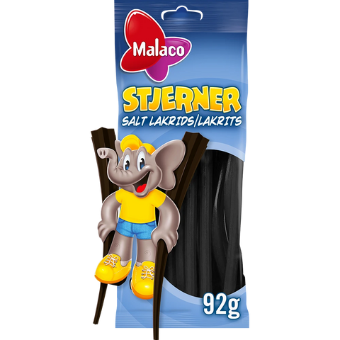 Malaco Stjerner Salt Lakrids