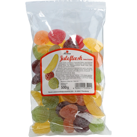 Rexim Juleflaesk Gelee-Früchte